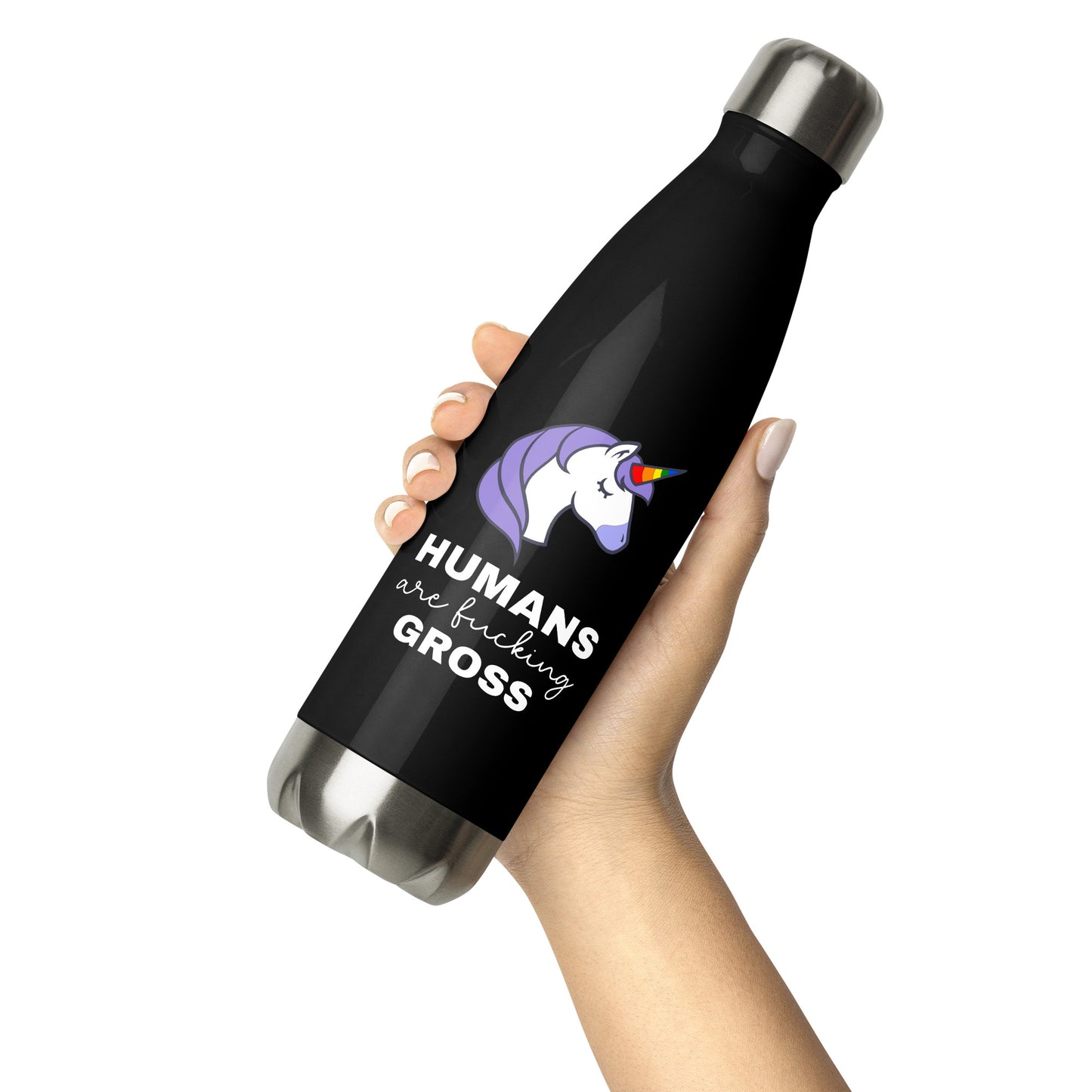 Humans are Gross - Stainless Steel Water Bottle