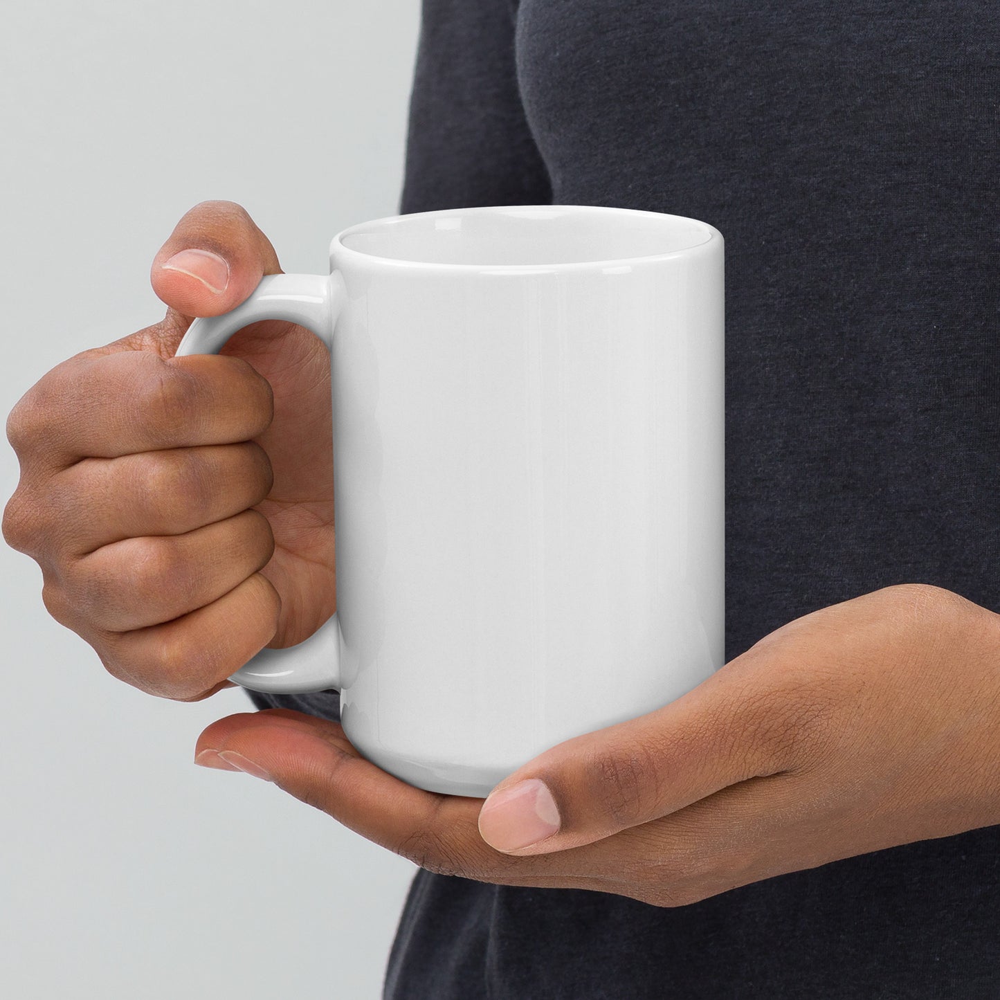 Don't Touch Me - White glossy mug